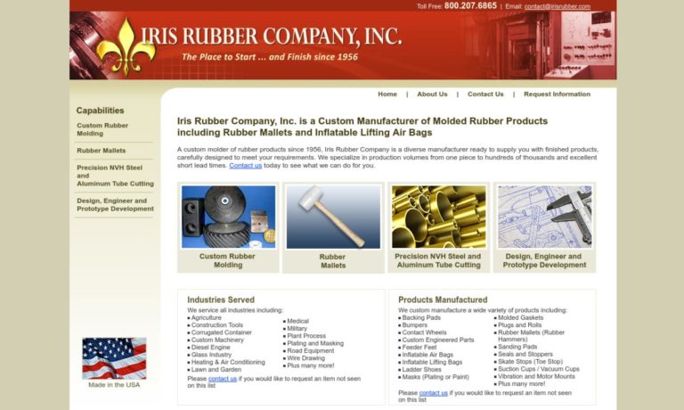 Iris Rubber Company, INC