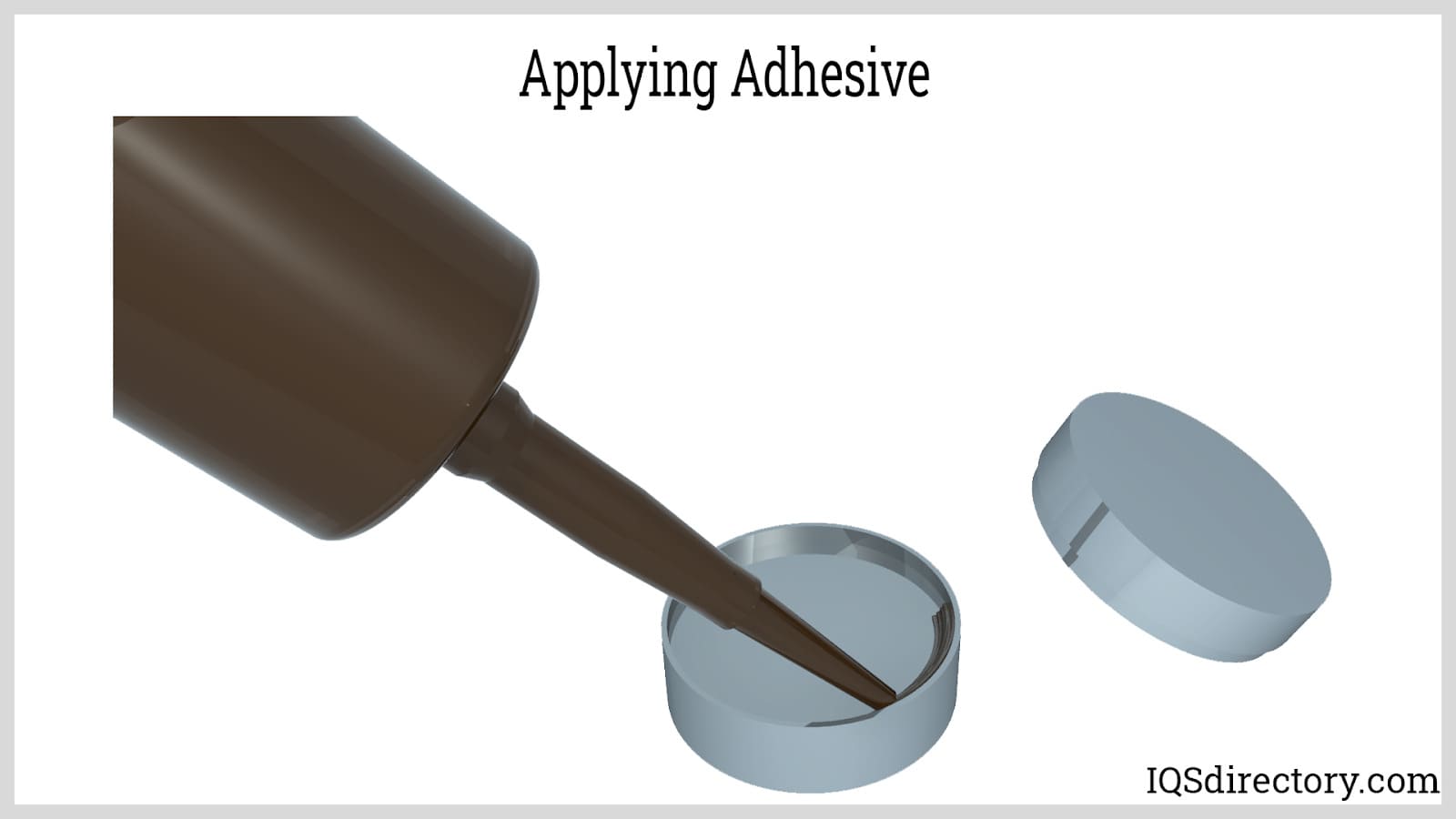 applying adhesive