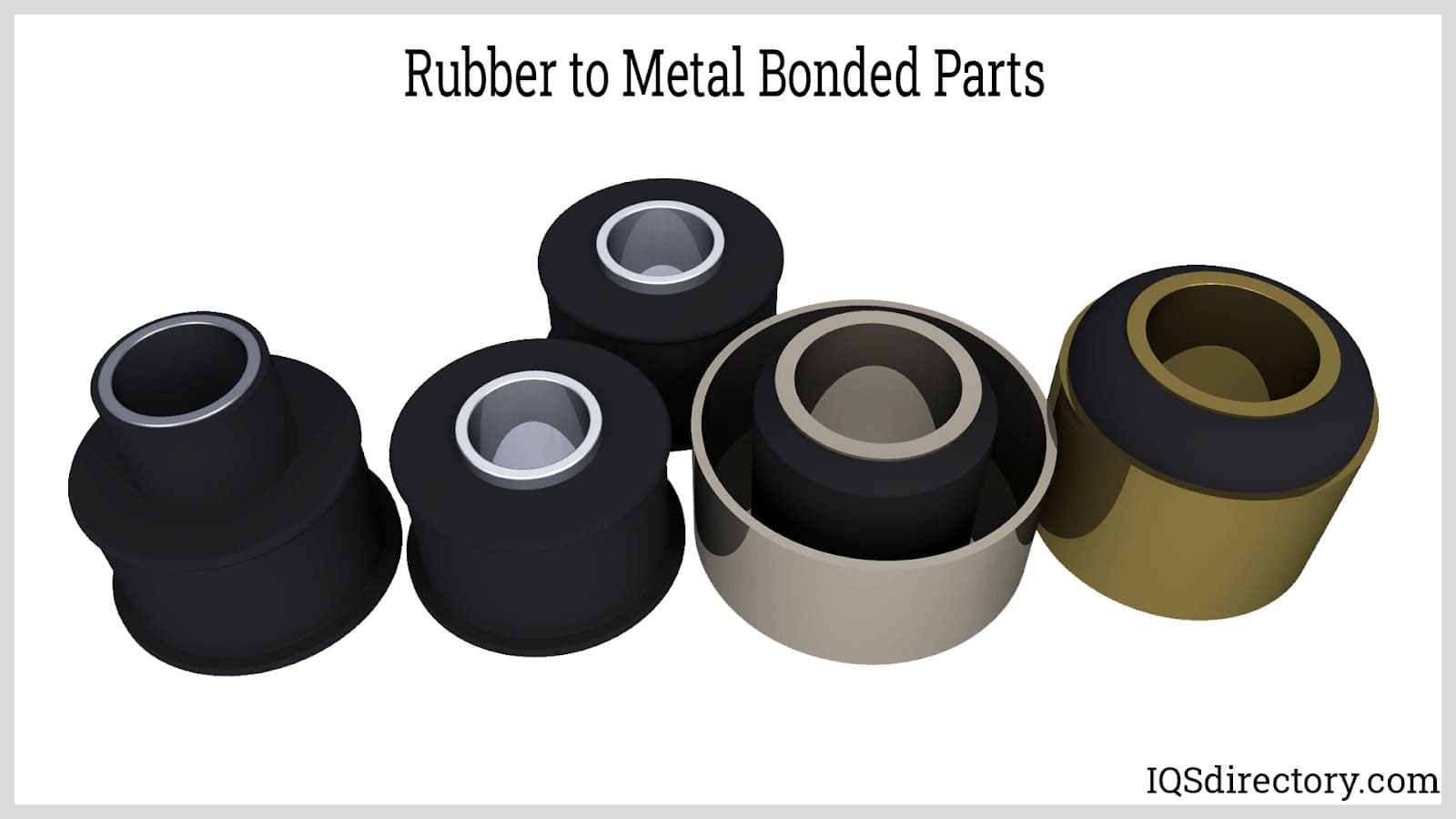 rubber to metal bonded parts